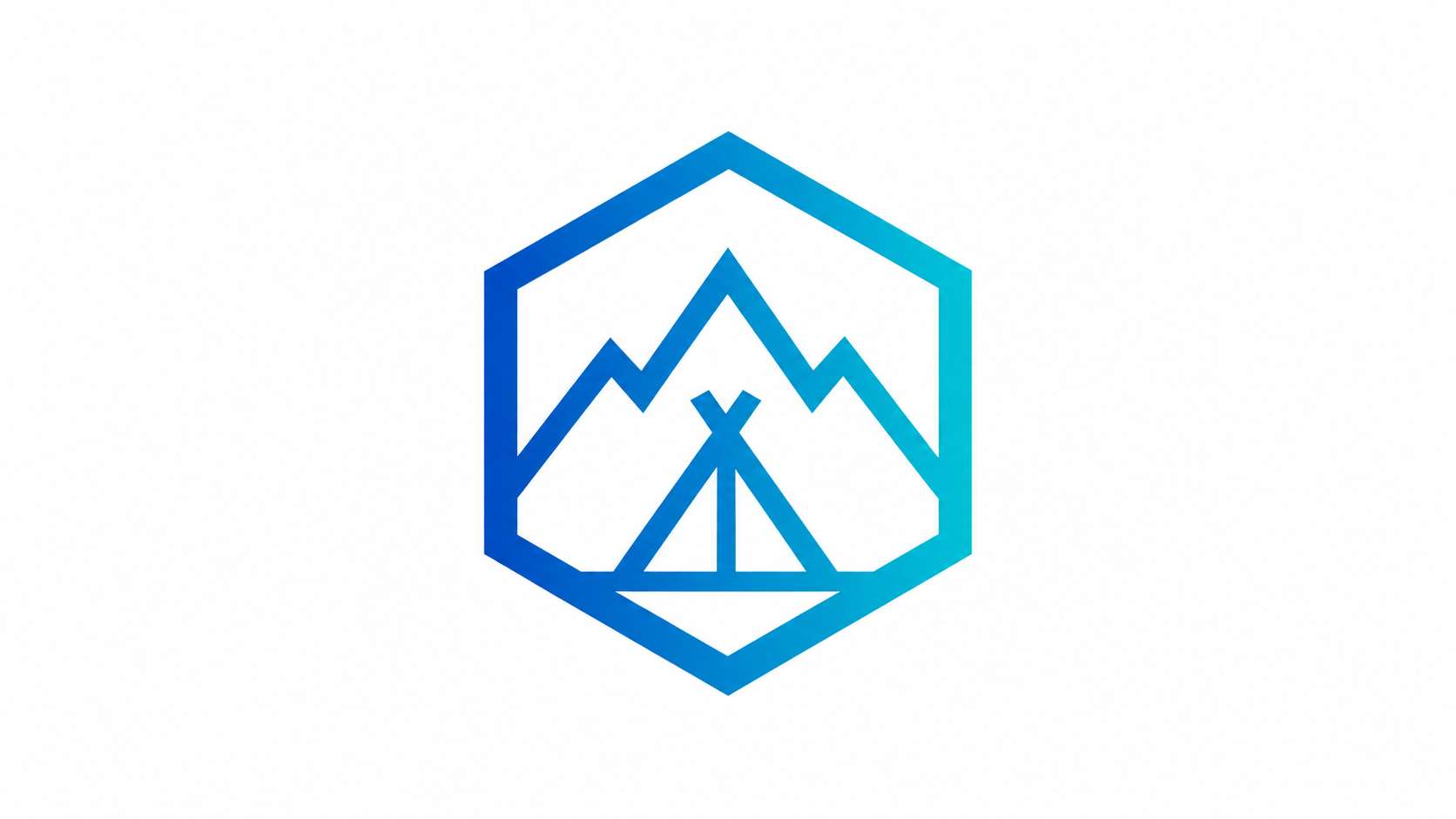 OUTNo.DE Experience事業を表す山とテントのアイコン