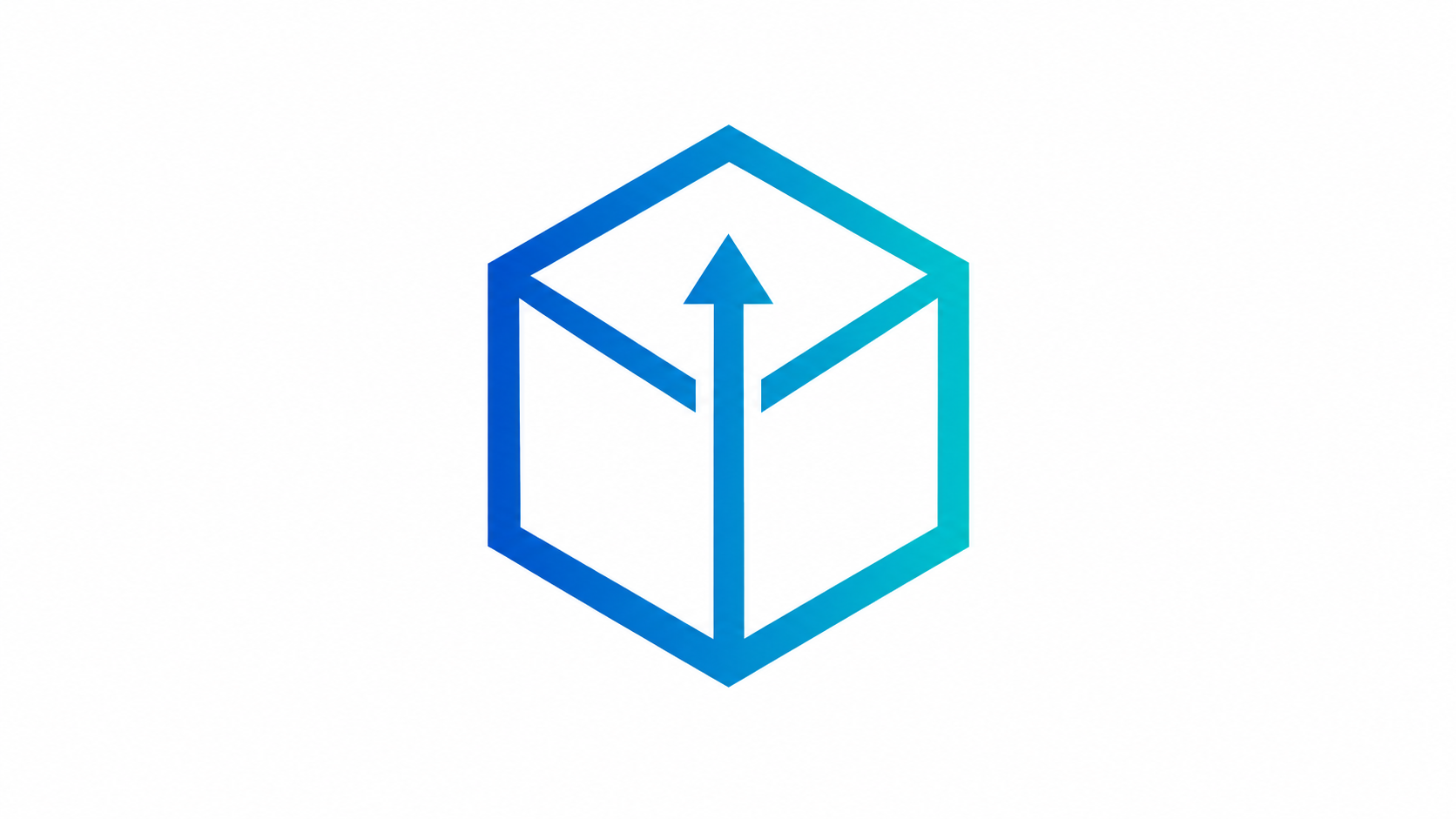 OUTNo.DE Solutions事業を表す上向き矢印のアイコン